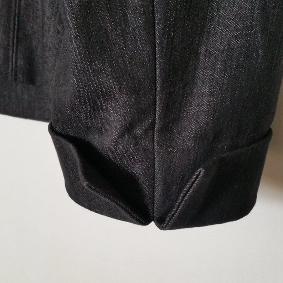 Kasper Large Gray Denim Blazer /Jacket 14P - Picture 6 of 11